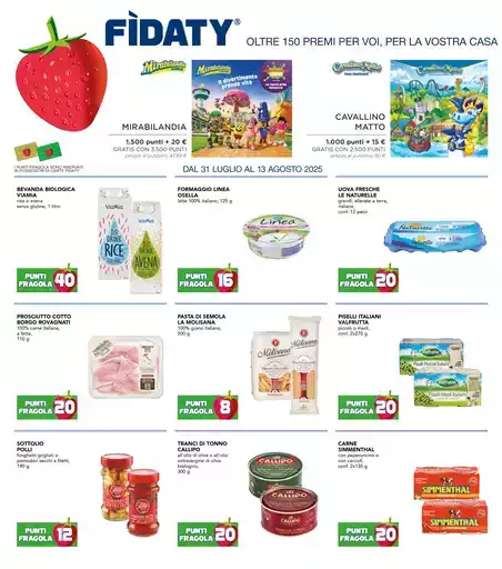 Raccolta punti fragola Raccolta punti fragola