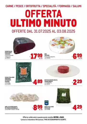 Offerte freschissimi Offerte freschissimi