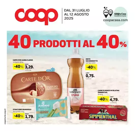 40 PRODOTTI AL 40%