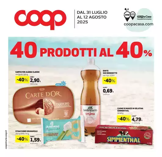 40 PRODOTTI AL 40% 40 PRODOTTI AL 40%