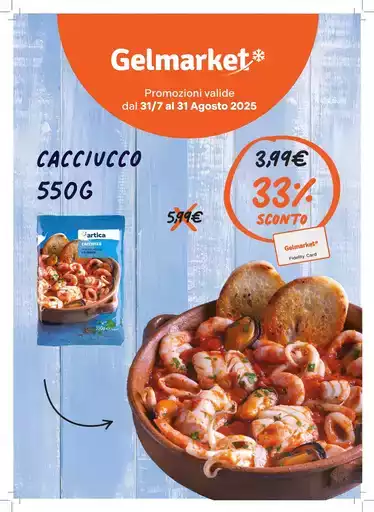 Promozioni valide dal 31/7 al 31 Agosto 2025