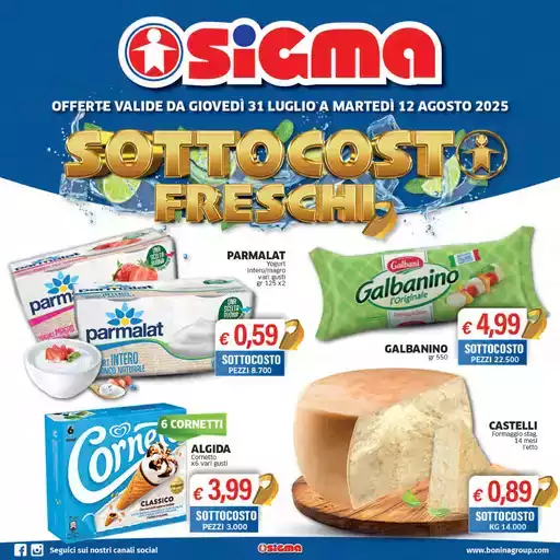 Sottocosto freschi