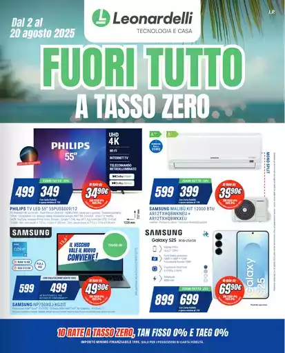 FUORITUTTO a Tasso zero! FUORITUTTO a Tasso zero!