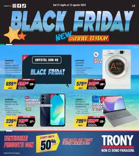 Black friday summer edition
