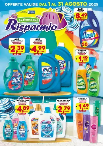 Offerte valide dal 1 al 31 agosto Offerte valide dal 1 al 31 agosto