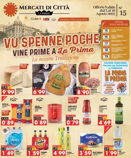 Vu spenne poche vine prime a la prima