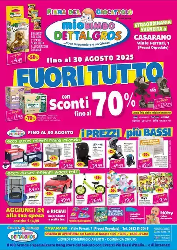 Fuori tutto con Sconti 70%