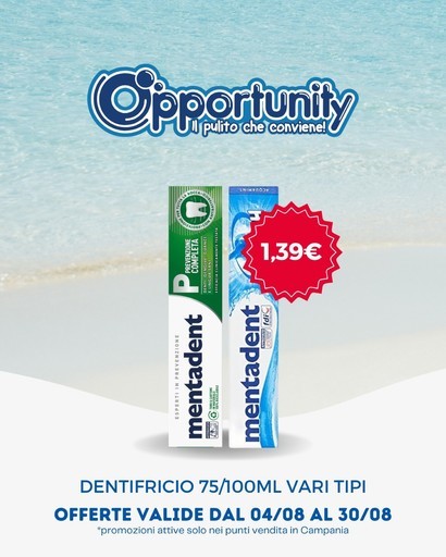 Offerte valide dal 04/08 al 30/08 Offerte valide dal 04/08 al 30/08