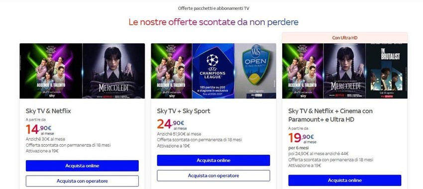 Le nostre offerte scontate da non perdere Le nostre offerte scontate da non perdere