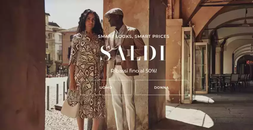 Ribassi fino al 50%