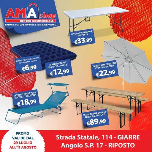 Promo valide dal 29 luglio all'11 agosto Promo valide dal 29 luglio all'11 agosto