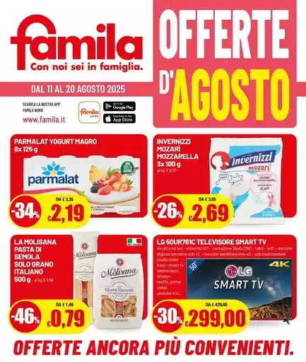 Offerte d'Agosto