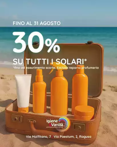 Fino al 31 agosto Fino al 31 agosto
