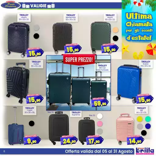 Ultima chiamata per gli sconti d'estate!