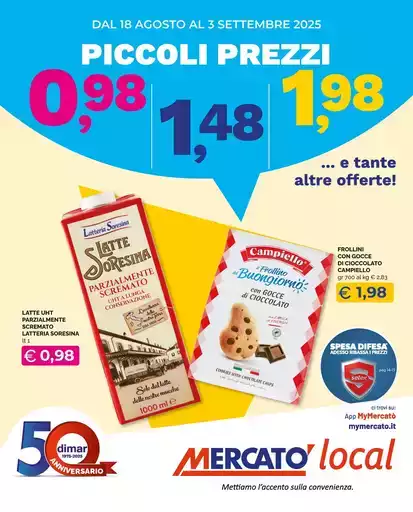 Piccoli prezzi 0,98 1,48 1,98