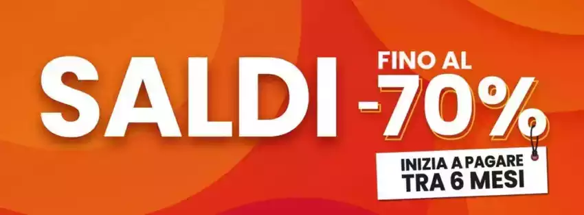 Sconti fino al 70%