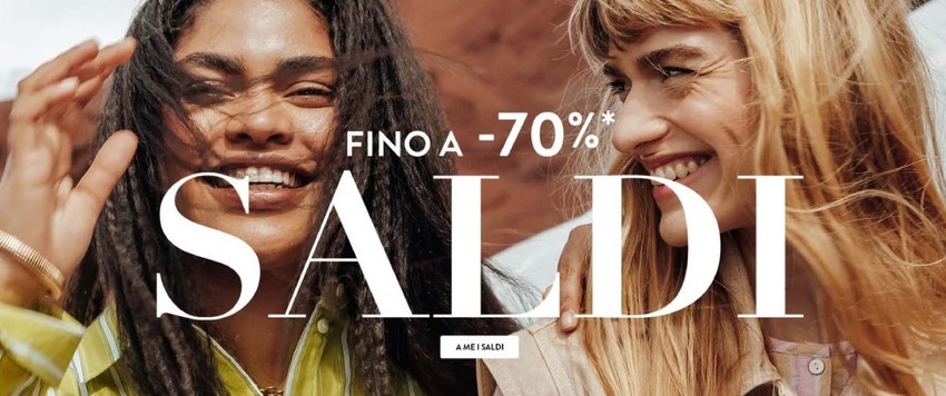 Fino -70% Saldi Fino -70% Saldi