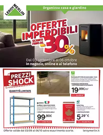 Offerte imperdibili da Leroy Merlin! Offerte imperdibili da Leroy Merlin!