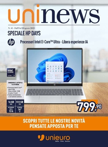 Speciale HP da Unieuro! Speciale HP da Unieuro!