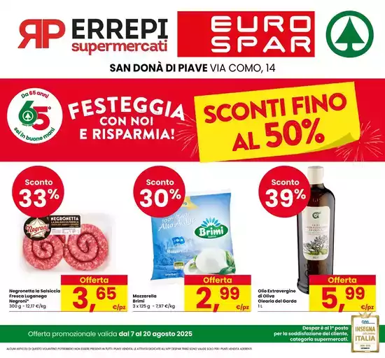 Sconti fino al 50%