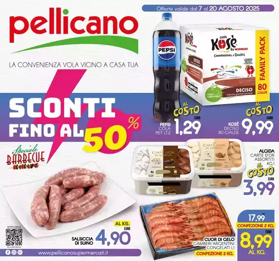 Sconti fino al 50%