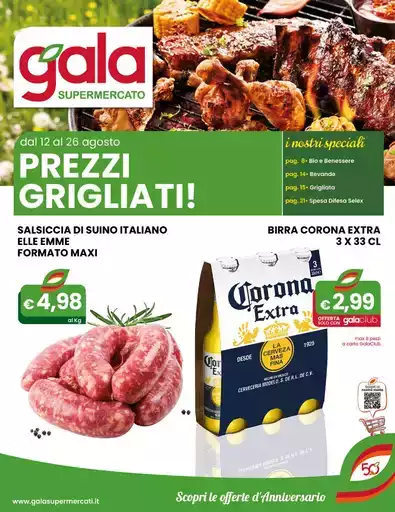 Prezzi grigliati! Prezzi grigliati!