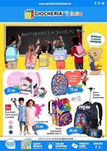Bentornati a scuola! Bentornati a scuola!