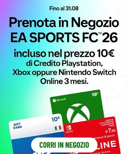 Fino al 31.08 Fino al 31.08