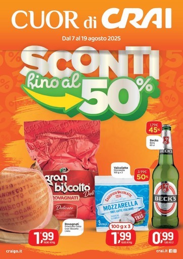 Sconti fino al 50%
