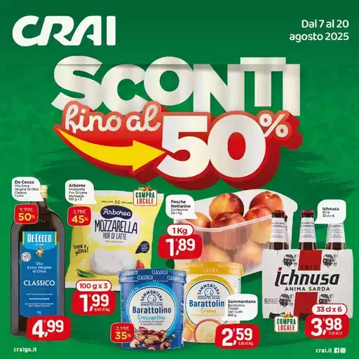 SCONTI 50% SCONTI 50%