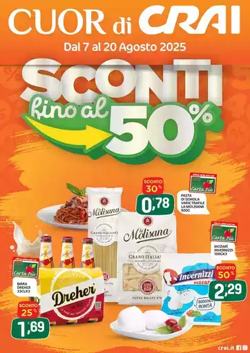 Sconti fino al 50%