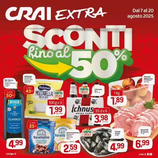 Sconti fino al 50%