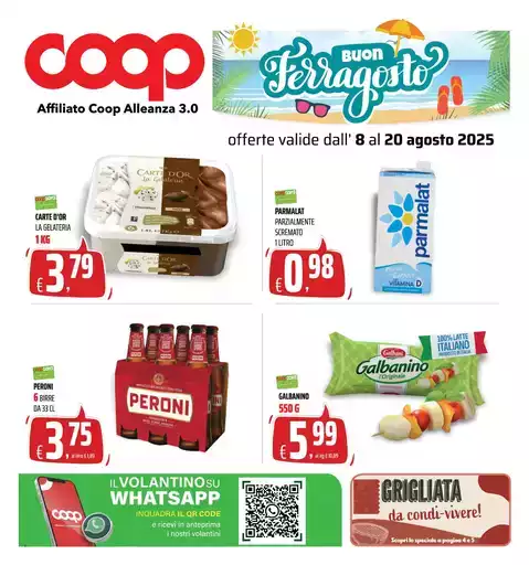 Offerte valide dall' 8 al 20 agosto 2025