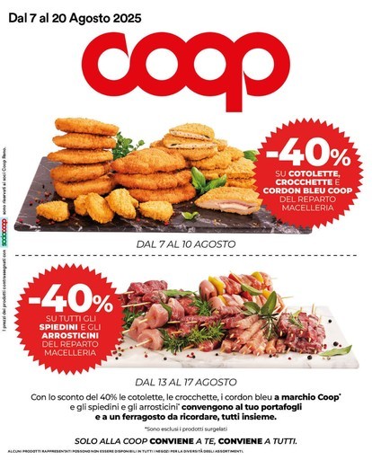 Dal 7 al 20 Agosto Dal 7 al 20 Agosto