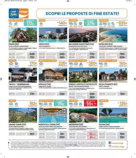 SCOPRI LE PROPOSTE DI FINE ESTATE!