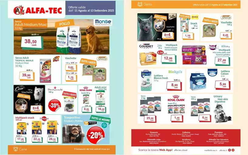 Offerte valide dall' 11 agosto al 13 settembre 2025 Offerte valide dall' 11 agosto al 13 settembre 2025