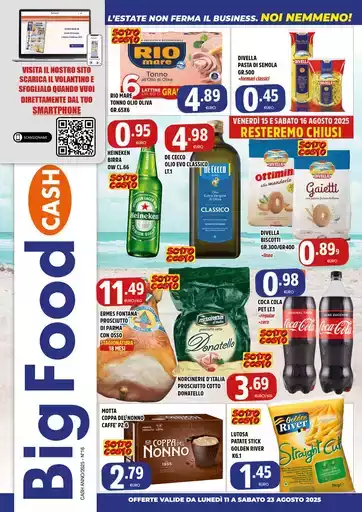 Offerte valide da lunedi 11 a sabato 23 agosto