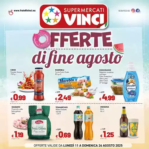 Offerte di fine agosto