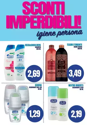 Sconti imperdibili Sconti imperdibili
