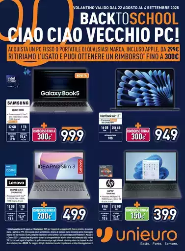 Back to School da Unieuro!