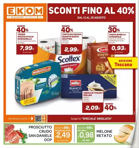 SCONTI FINO AL 40%