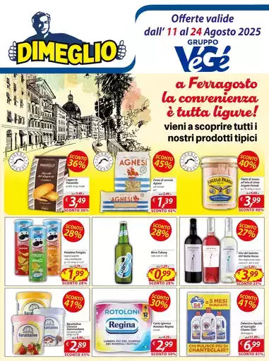 A ferragosto la convenienza e tuta ligure!