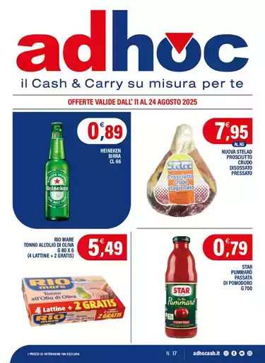 Offerte valide dall' 11 al 24 agosto
