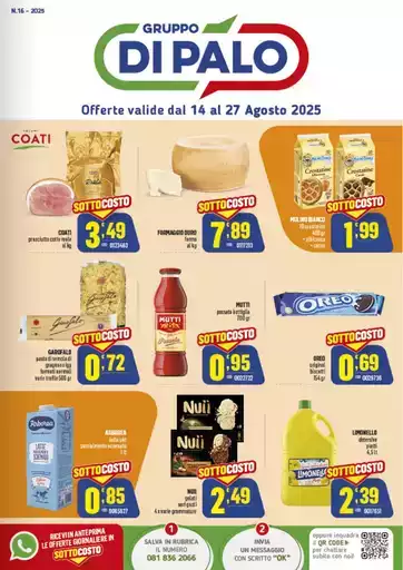 Offerte valide dal 14 al 27 agosto