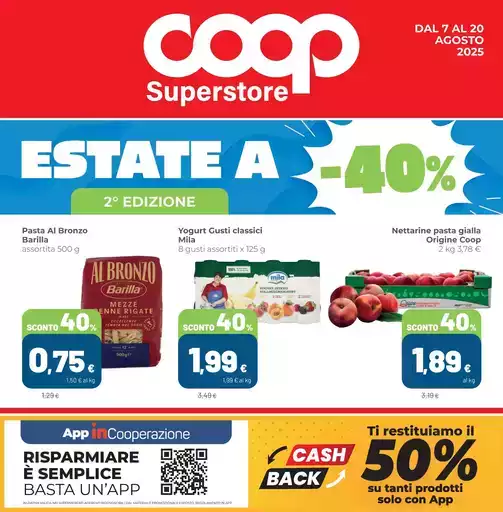 Estate a 40%