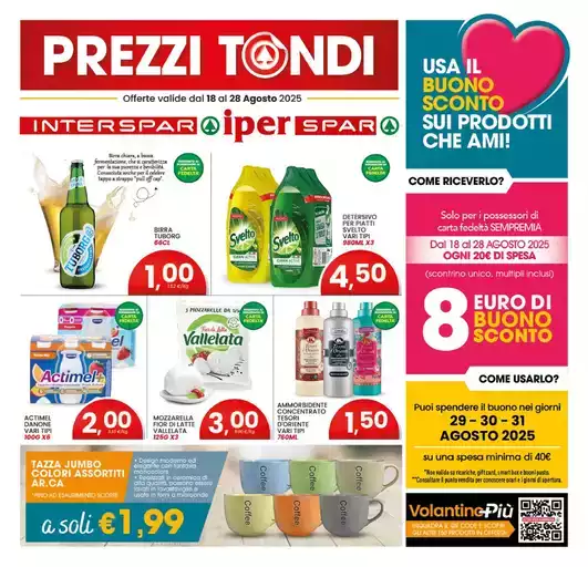 Prezzi tondi