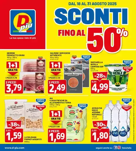 Sconti fino al 50%