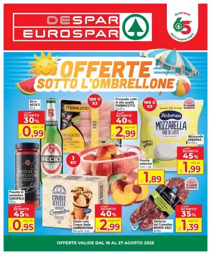 Offerte sotto l'ombrellone
