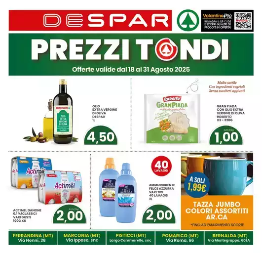 Prezzi tondi Prezzi tondi
