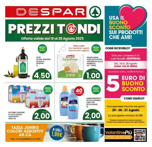 Prezzi tondi